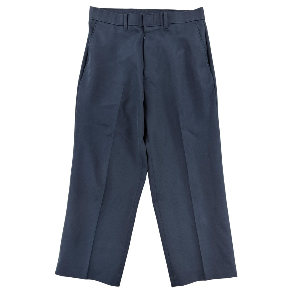 Vintage Levis Action Slacks Pants Mens 32x32 (31x24) Blue Flat Front Dress